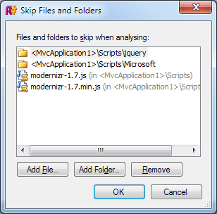 Skip Files and Folders